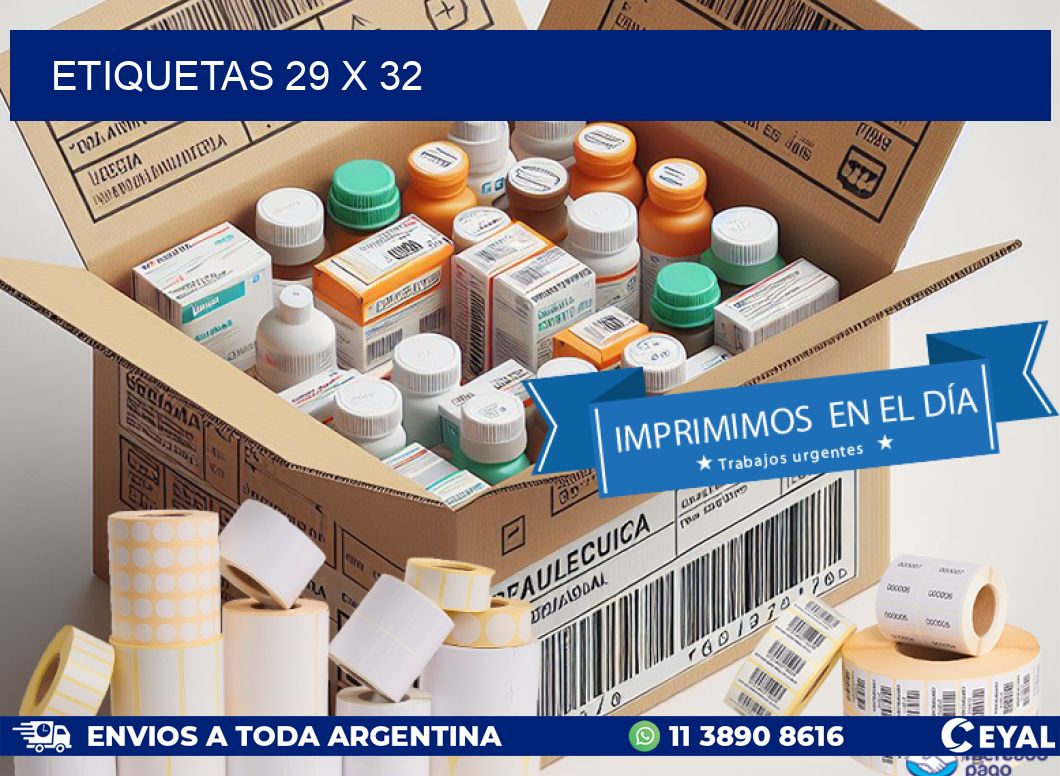 ETIQUETAS 29 x 32