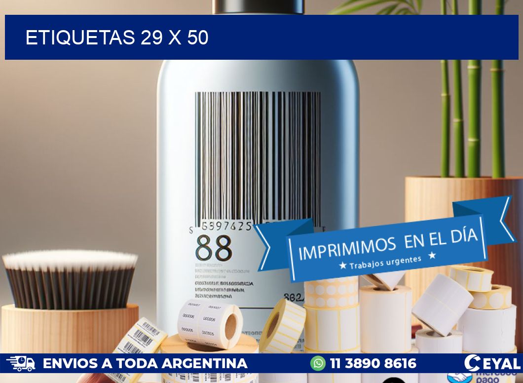 ETIQUETAS 29 x 50