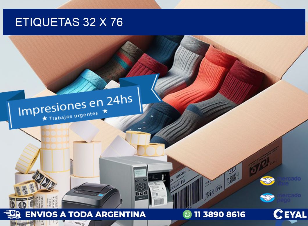 ETIQUETAS 32 x 76