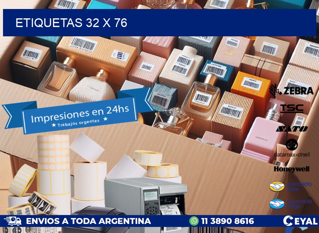 ETIQUETAS 32 x 76