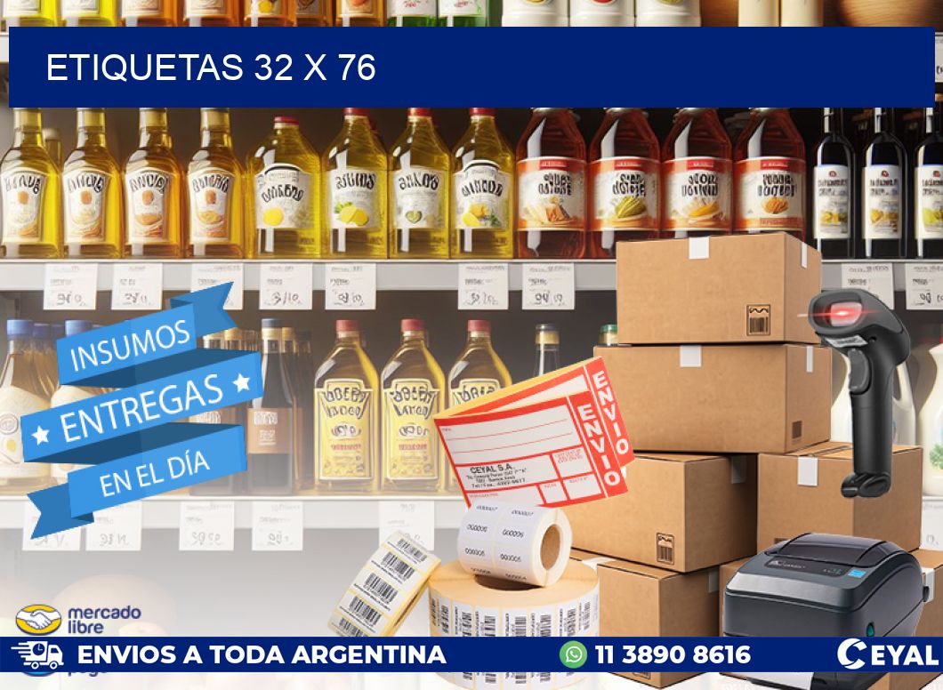 ETIQUETAS 32 x 76
