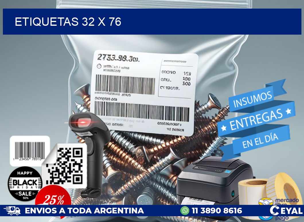 ETIQUETAS 32 x 76