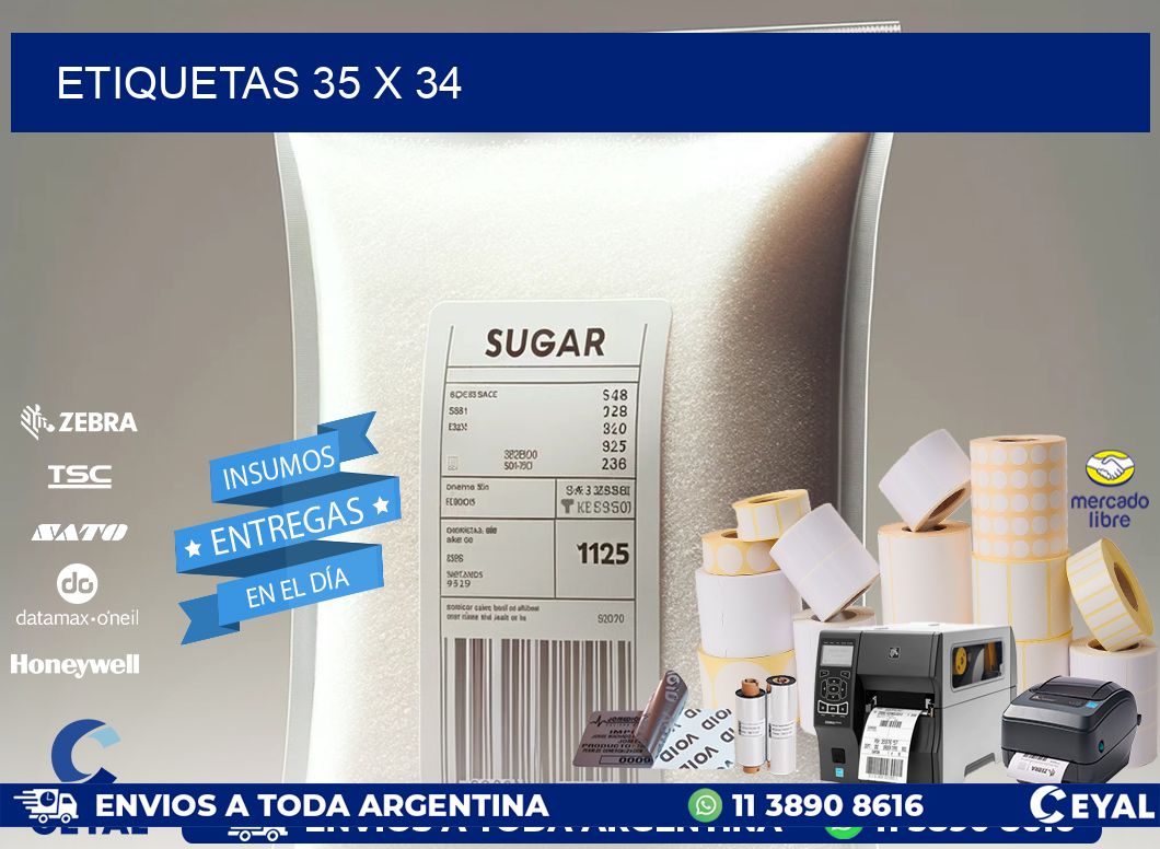 ETIQUETAS 35 x 34