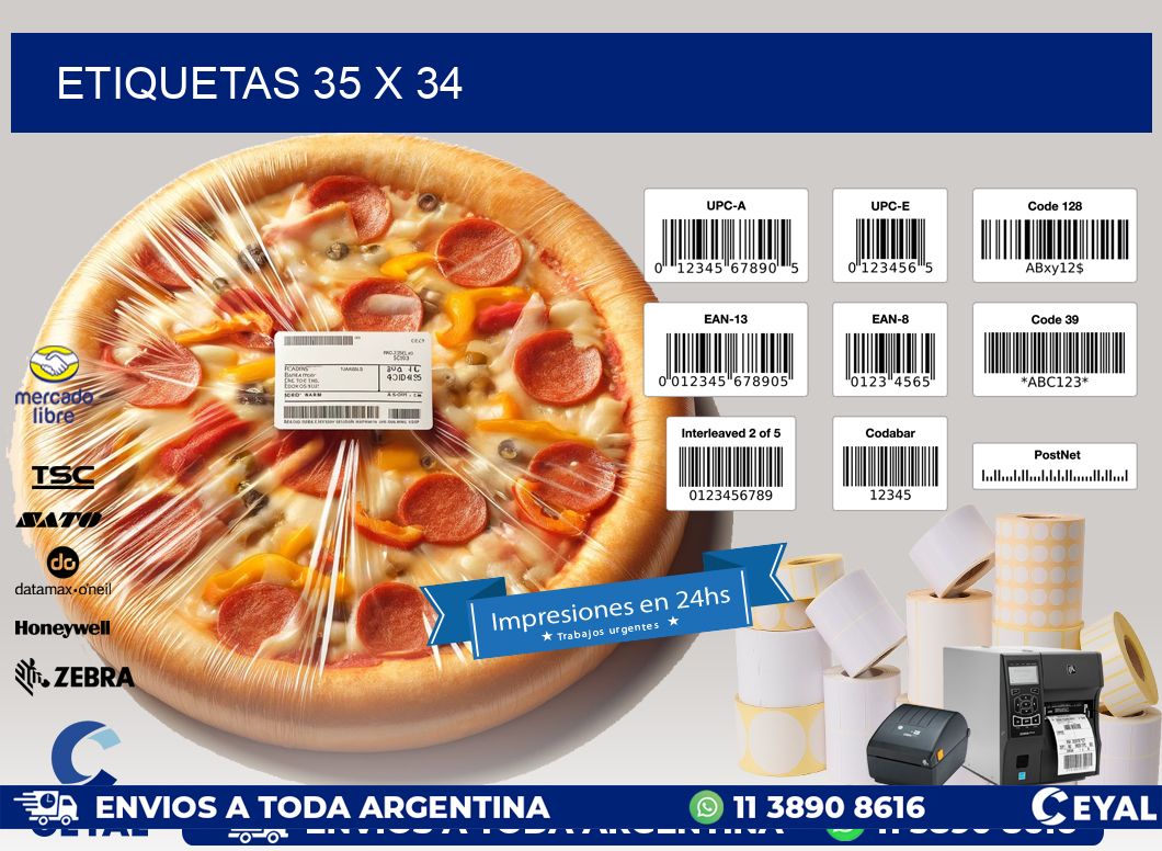 ETIQUETAS 35 x 34