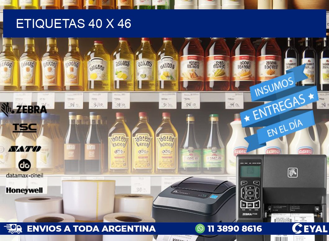 ETIQUETAS 40 x 46