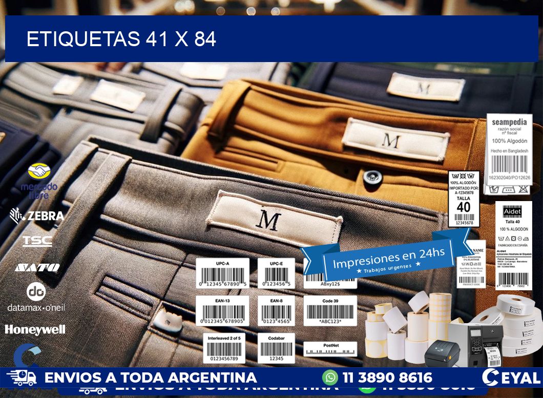 ETIQUETAS 41 x 84