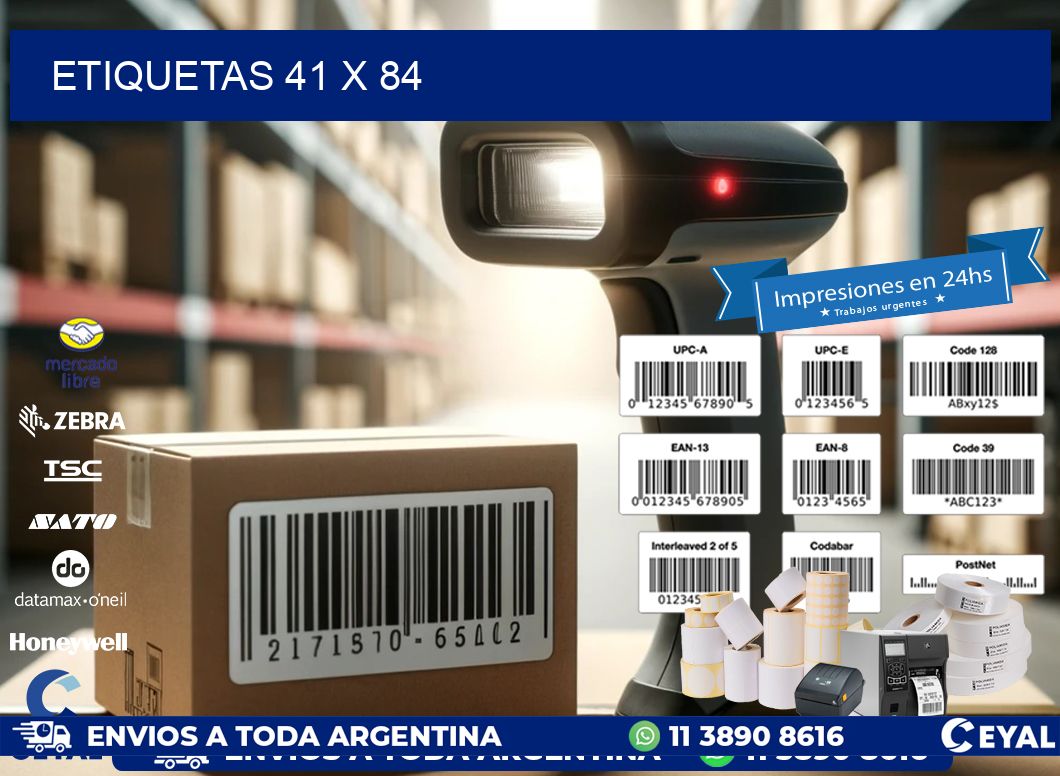 ETIQUETAS 41 x 84