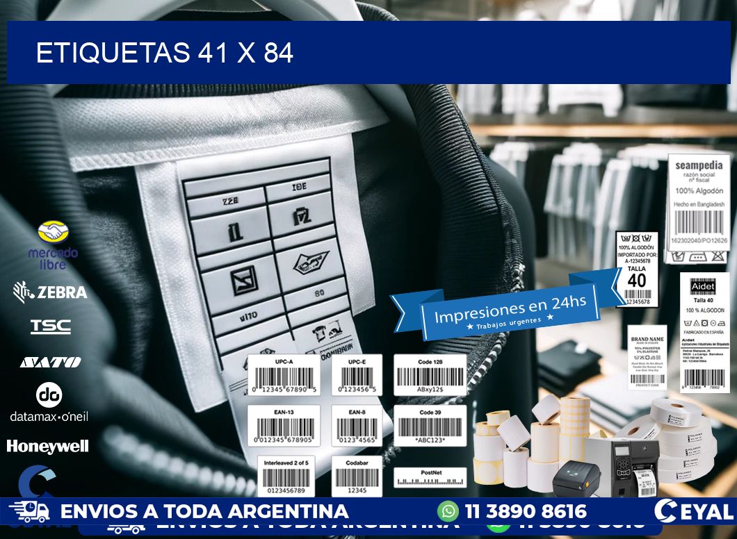 ETIQUETAS 41 x 84