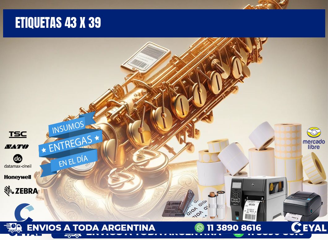ETIQUETAS 43 x 39