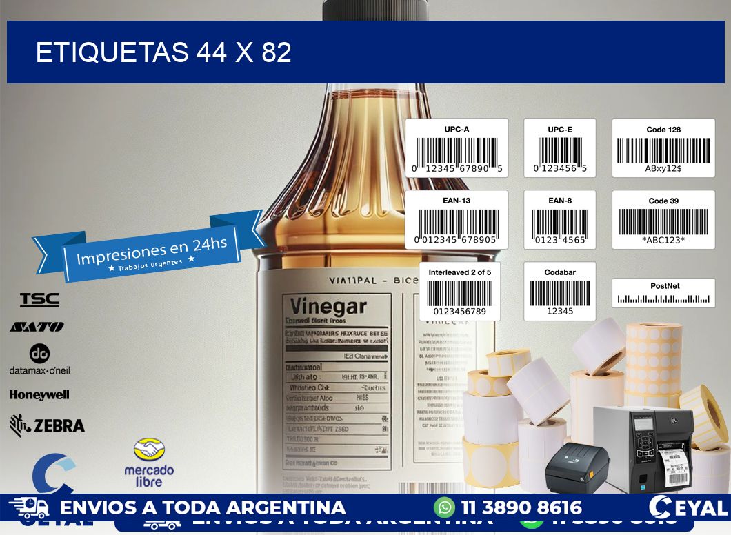 ETIQUETAS 44 x 82