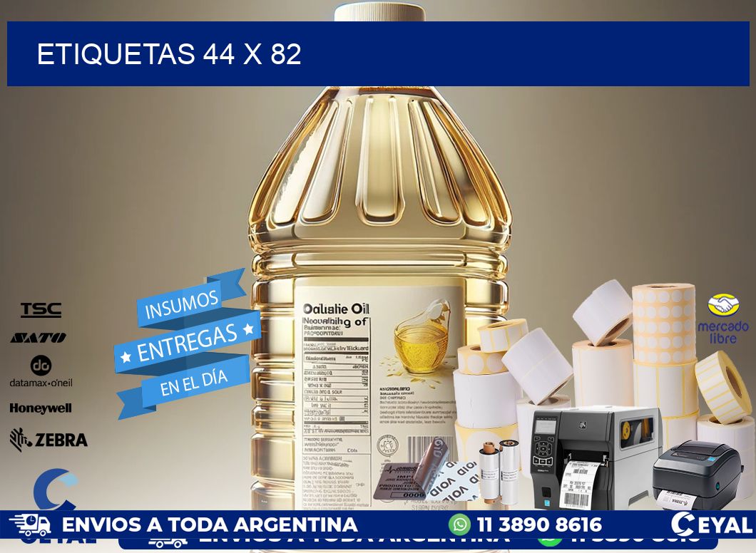 ETIQUETAS 44 x 82