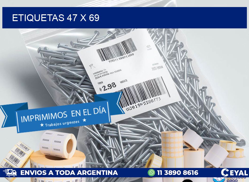 ETIQUETAS 47 x 69