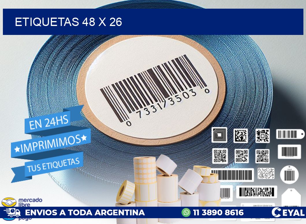 ETIQUETAS 48 x 26