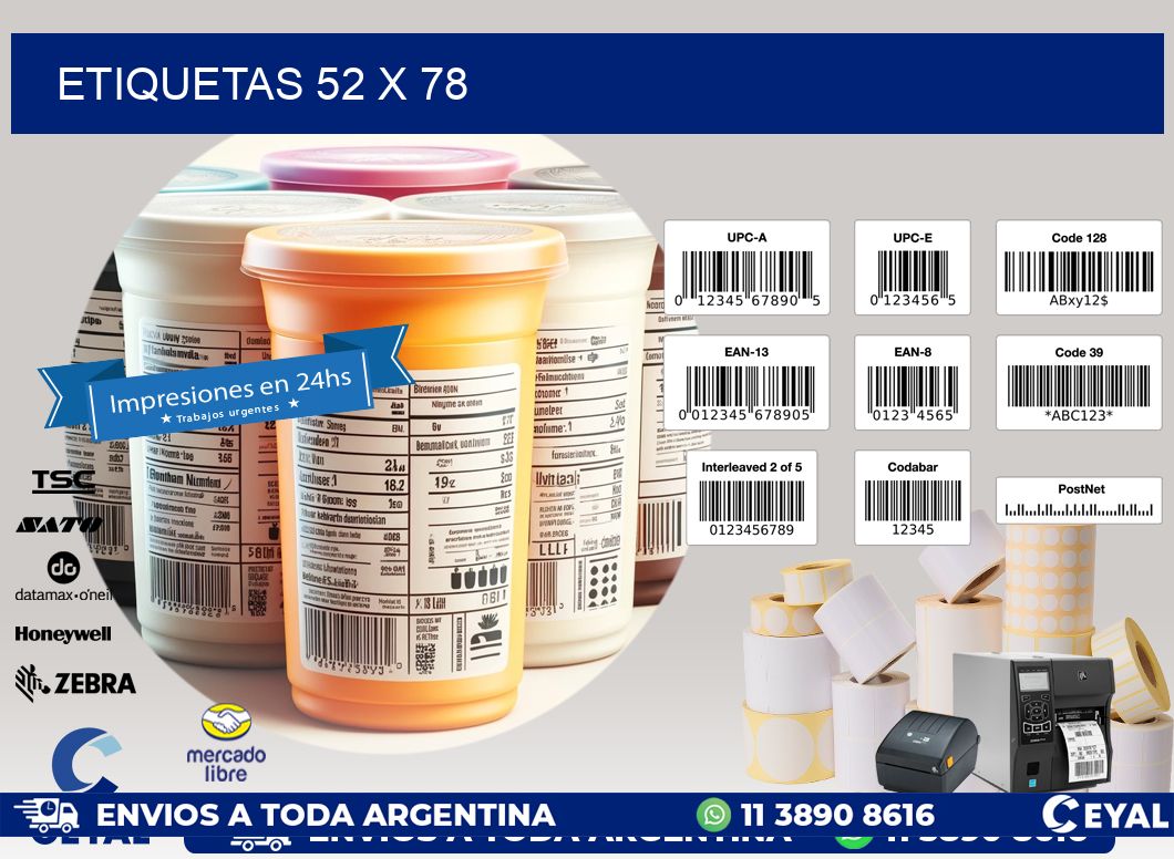 ETIQUETAS 52 x 78