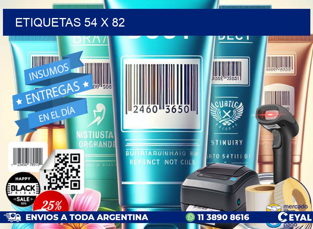 ETIQUETAS 54 x 82
