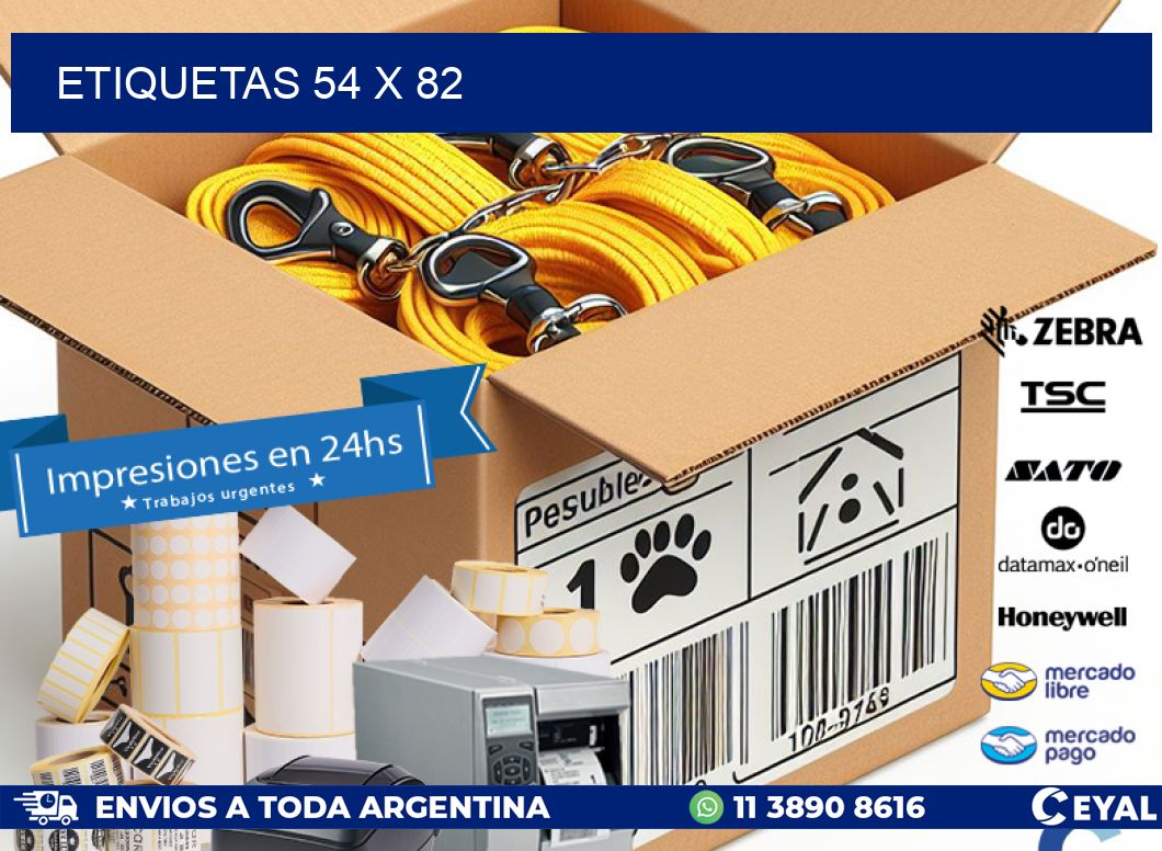 ETIQUETAS 54 x 82