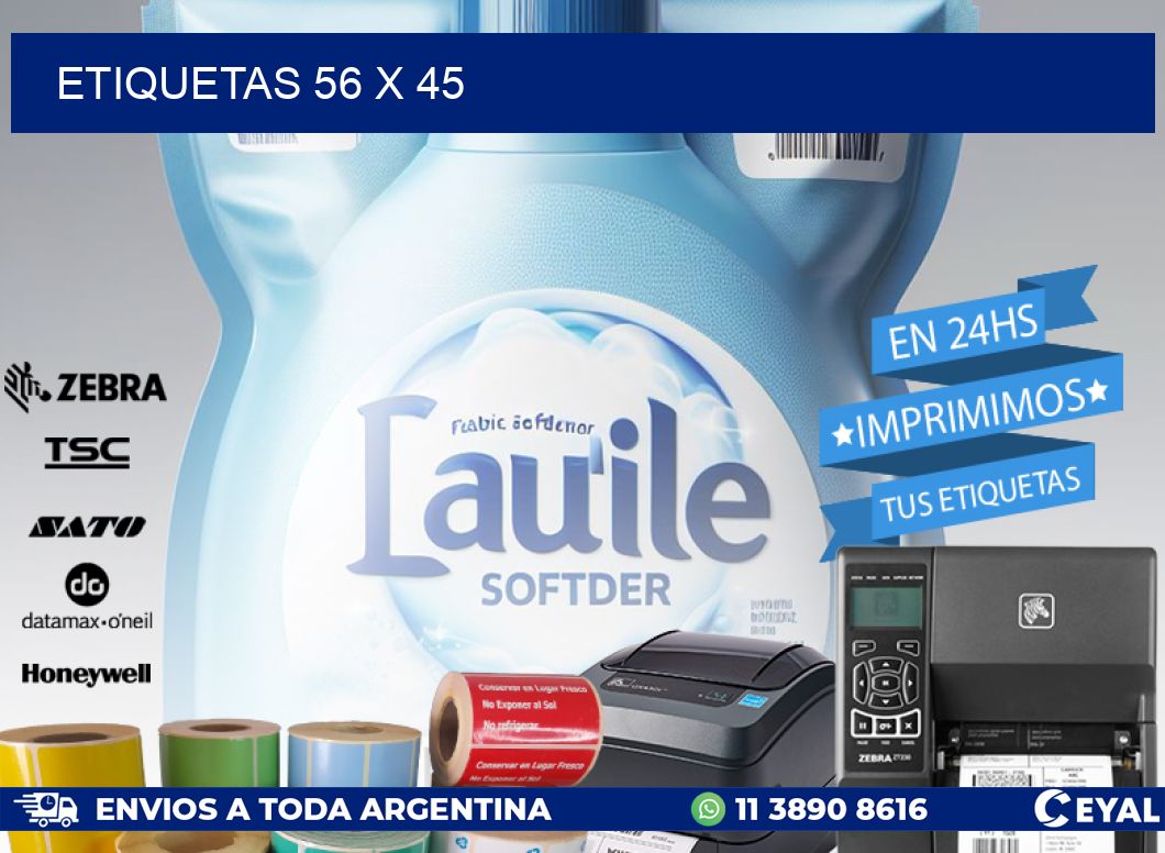 ETIQUETAS 56 x 45