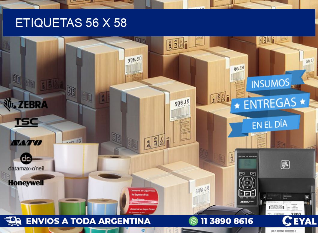 ETIQUETAS 56 x 58