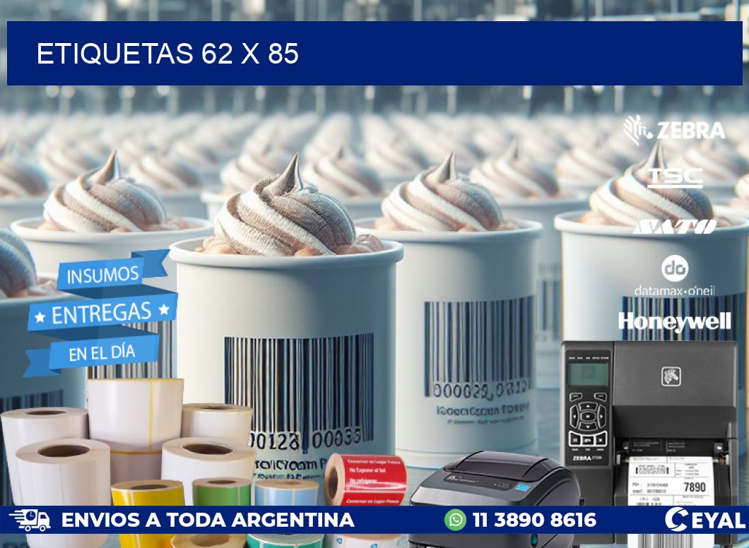 ETIQUETAS 62 x 85