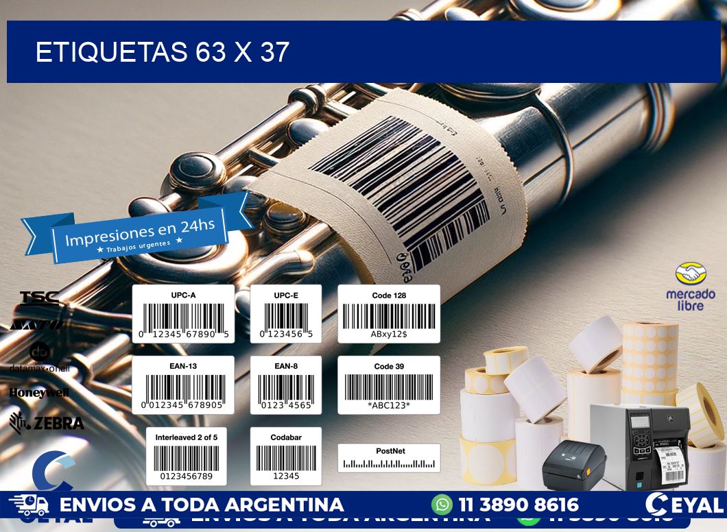 ETIQUETAS 63 x 37