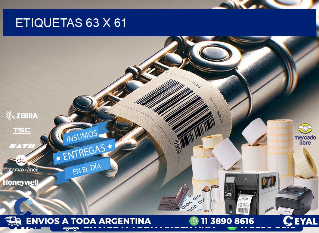 ETIQUETAS 63 x 61