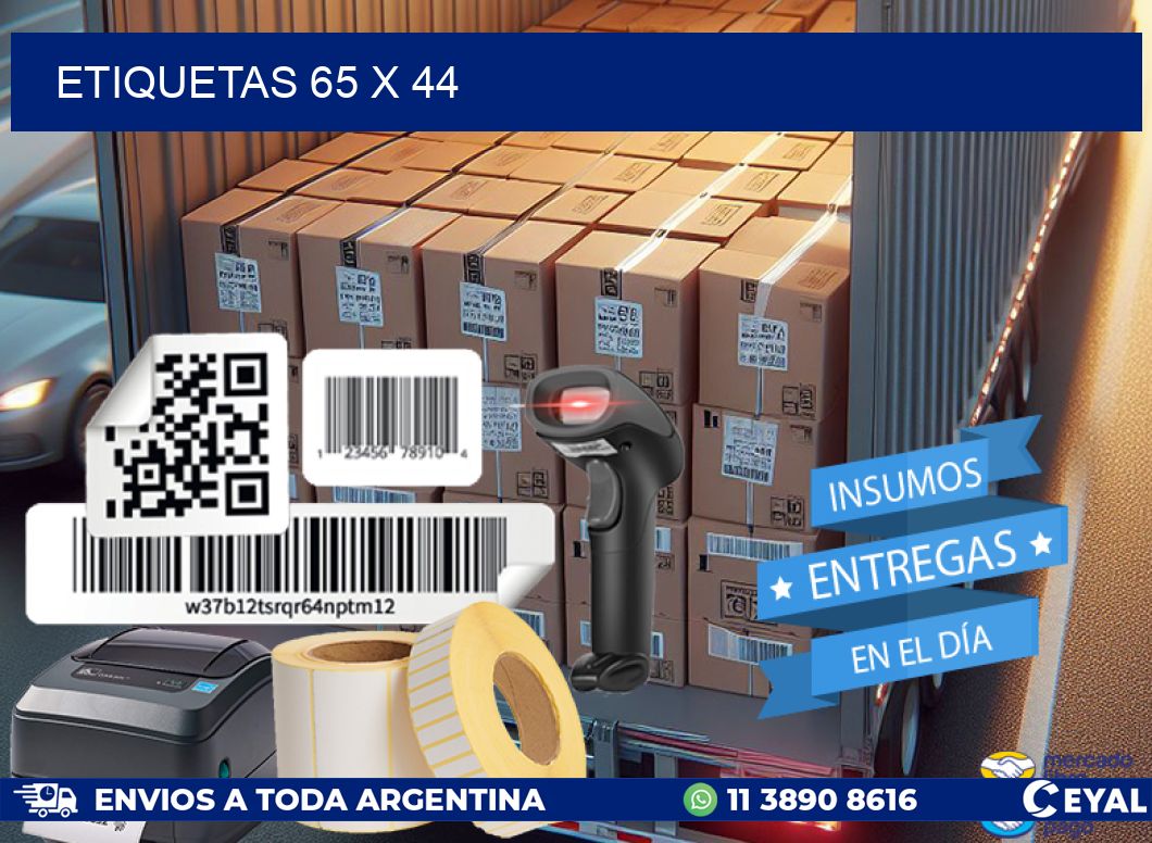 ETIQUETAS 65 x 44