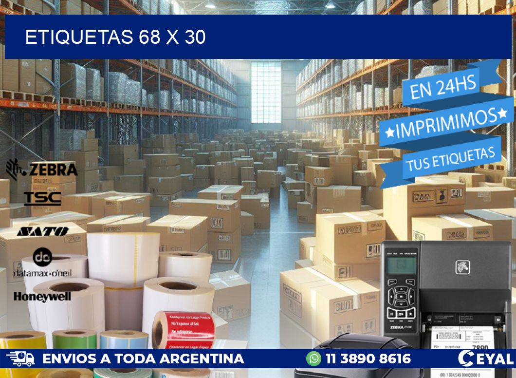 ETIQUETAS 68 x 30