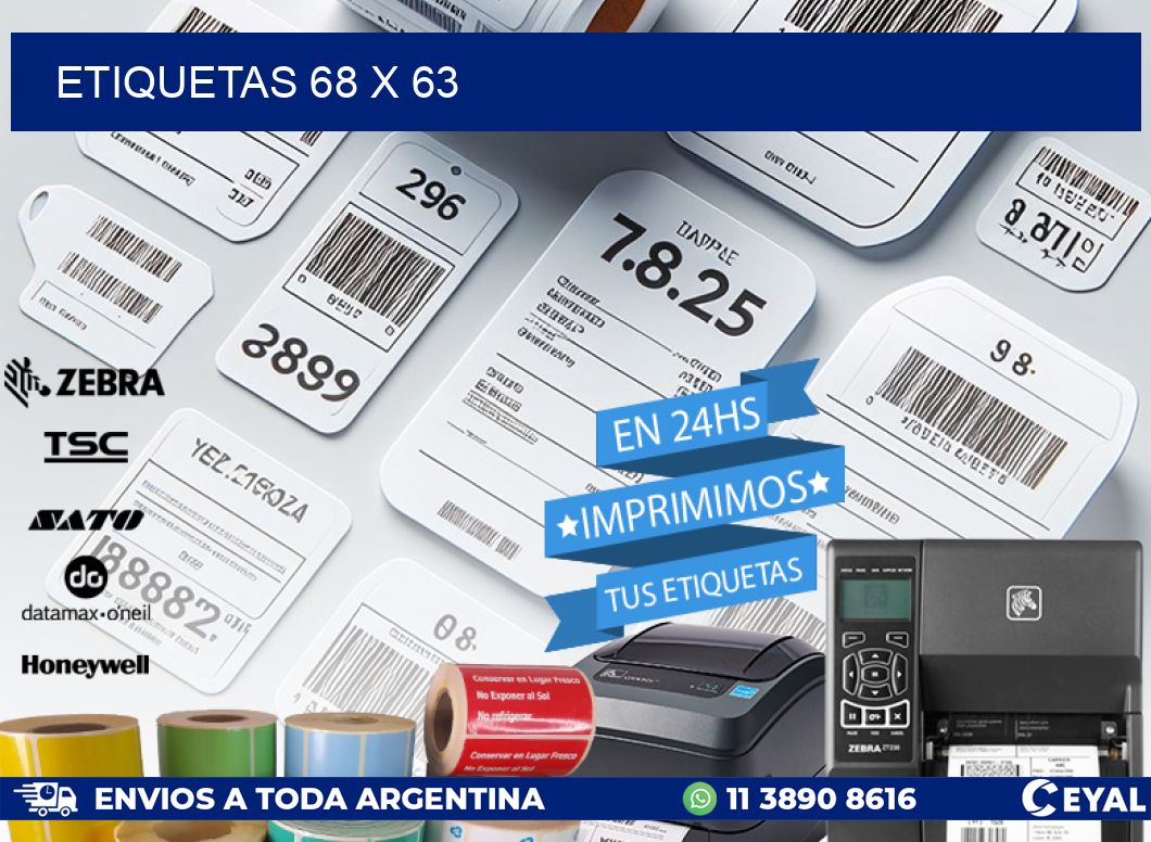 ETIQUETAS 68 x 63