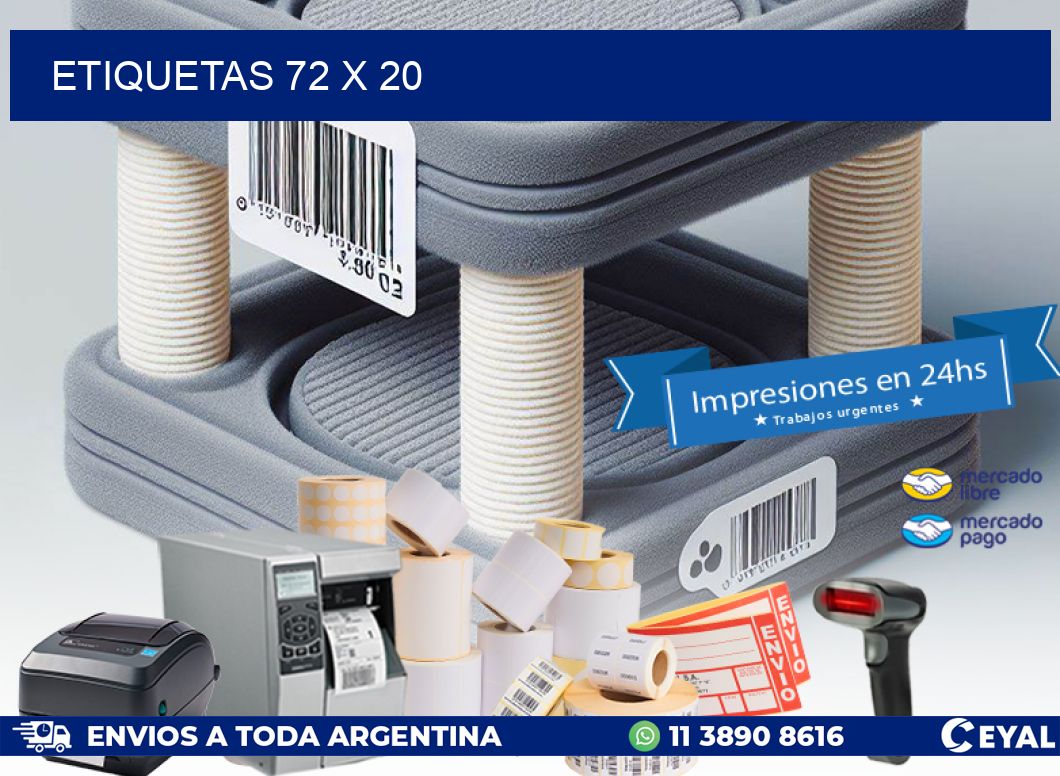 ETIQUETAS 72 x 20