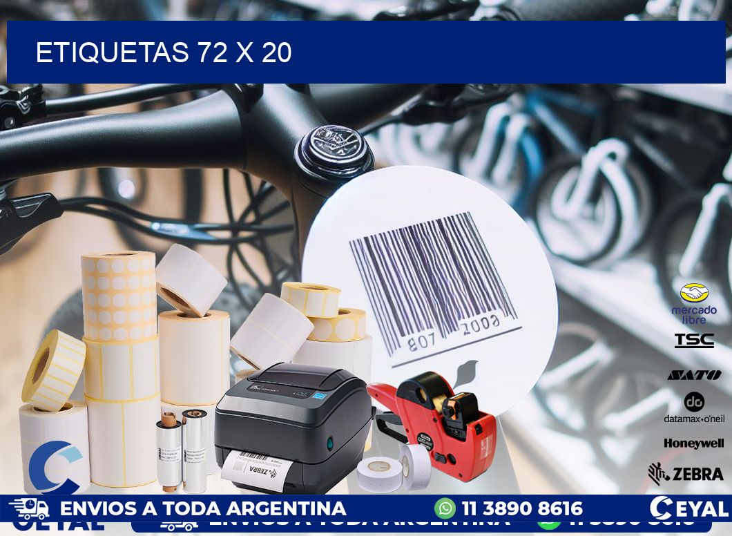ETIQUETAS 72 x 20