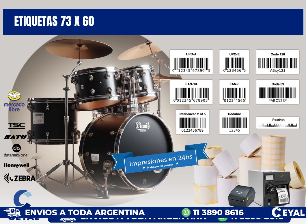 ETIQUETAS 73 x 60