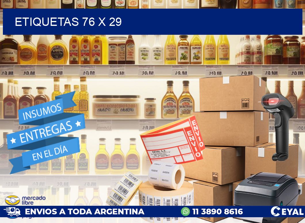 ETIQUETAS 76 x 29