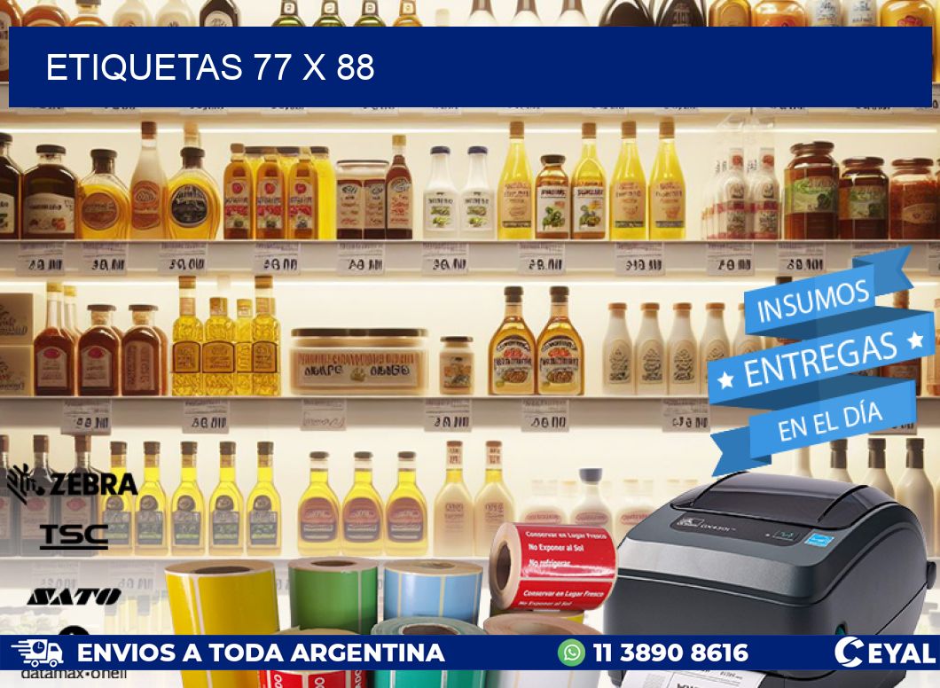 ETIQUETAS 77 x 88