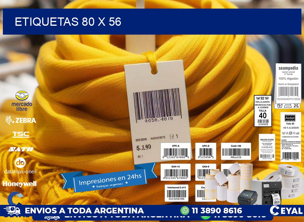 ETIQUETAS 80 x 56