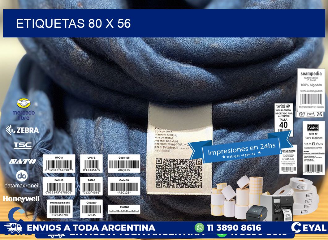 ETIQUETAS 80 x 56