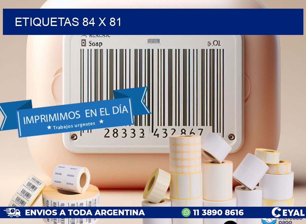 ETIQUETAS 84 x 81