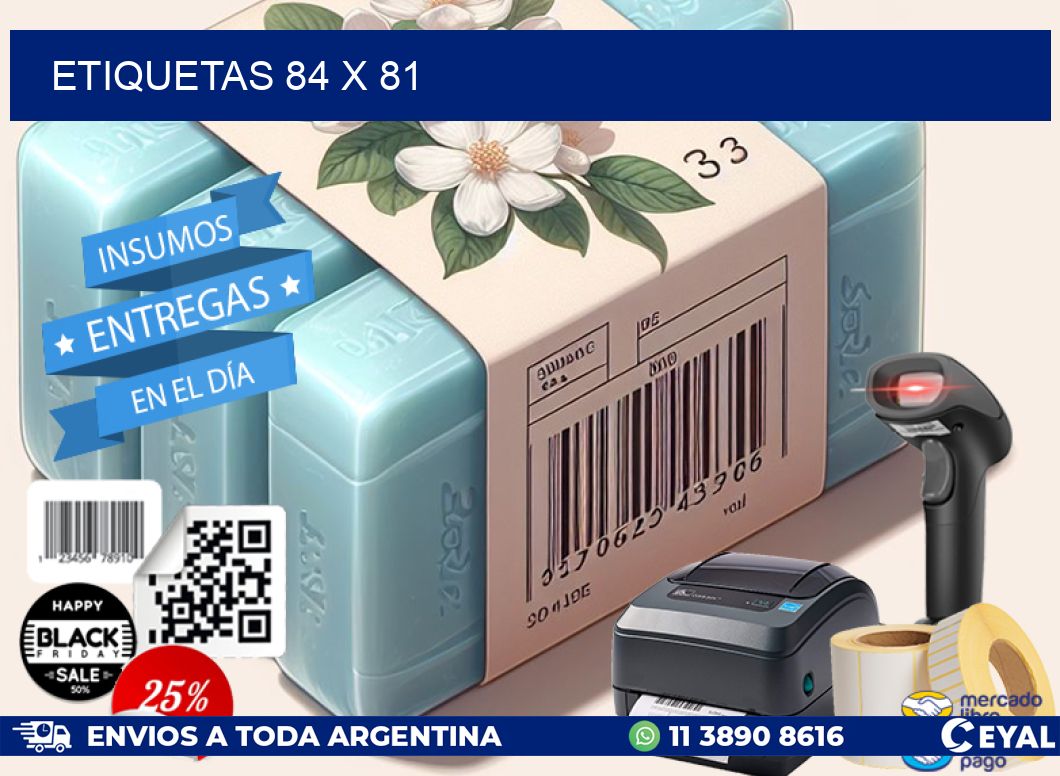 ETIQUETAS 84 x 81