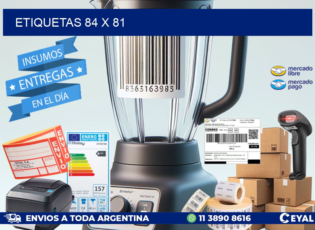 ETIQUETAS 84 x 81
