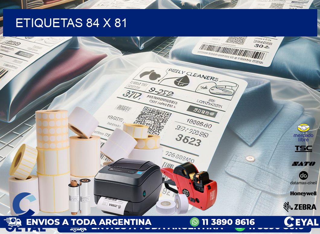 ETIQUETAS 84 x 81