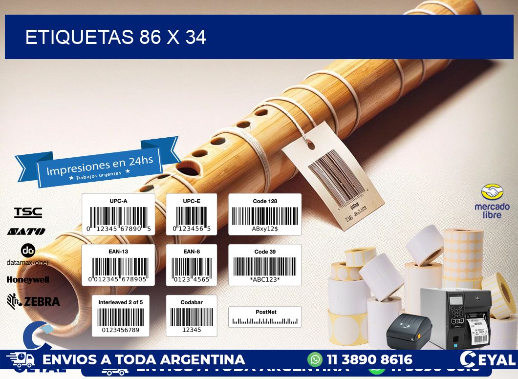 ETIQUETAS 86 x 34