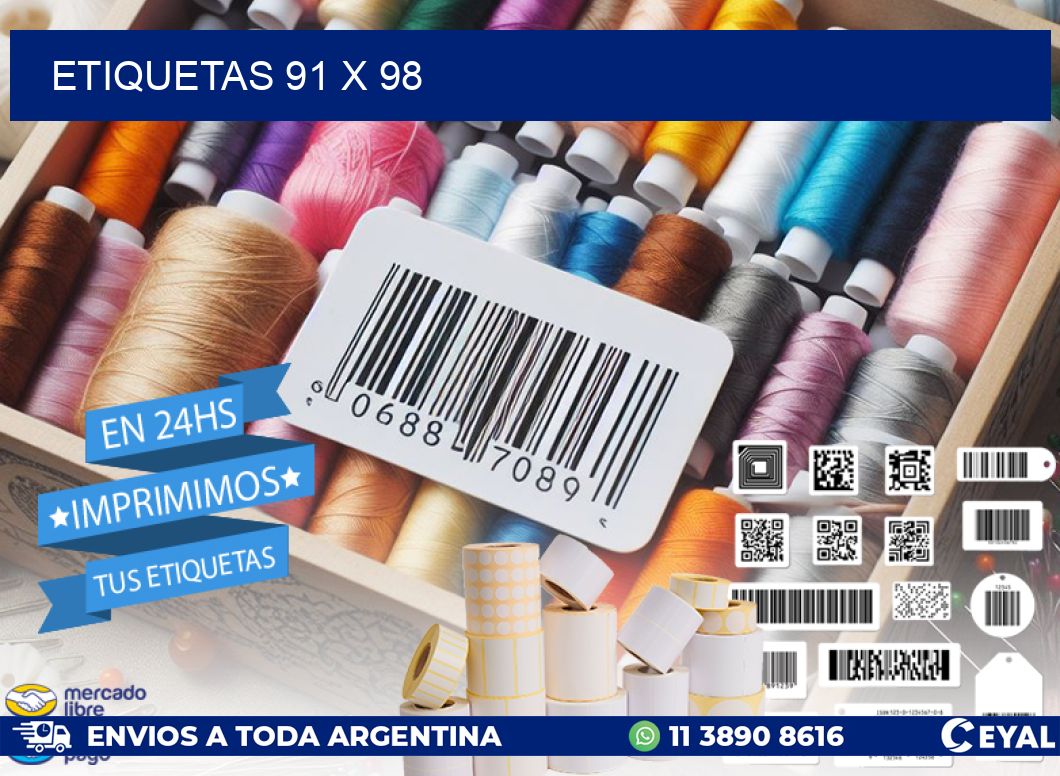 ETIQUETAS 91 x 98