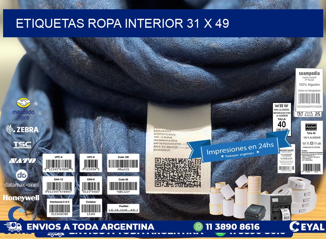 ETIQUETAS ROPA INTERIOR 31 x 49