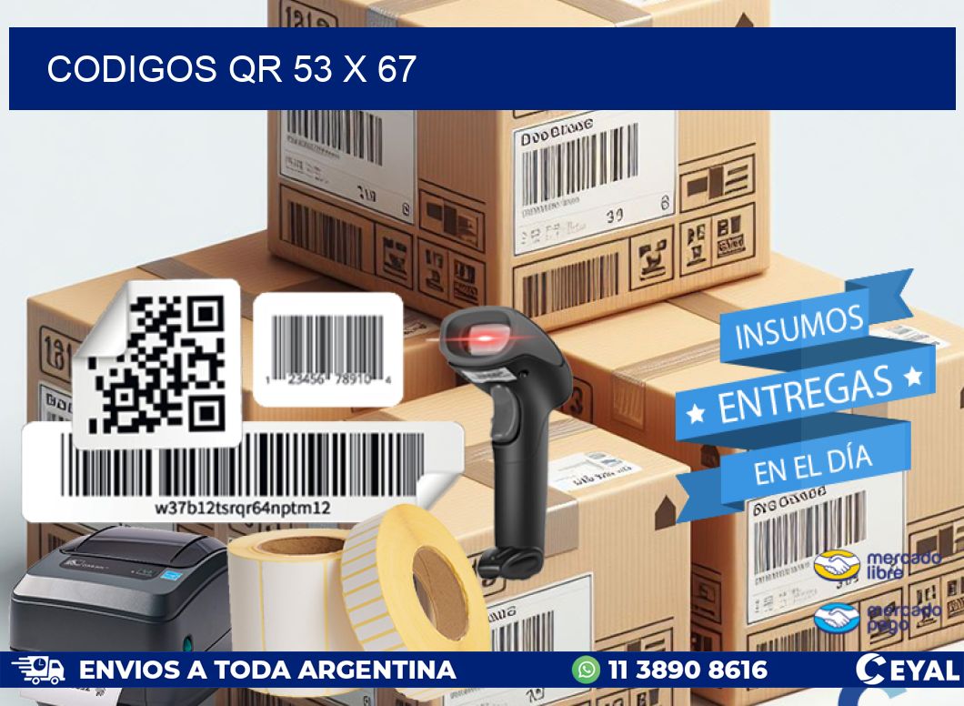 CODIGOS QR 53 x 67