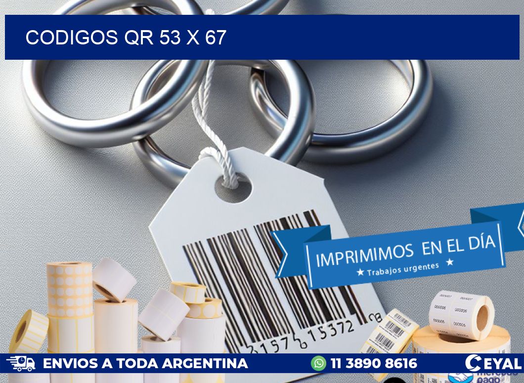 CODIGOS QR 53 x 67