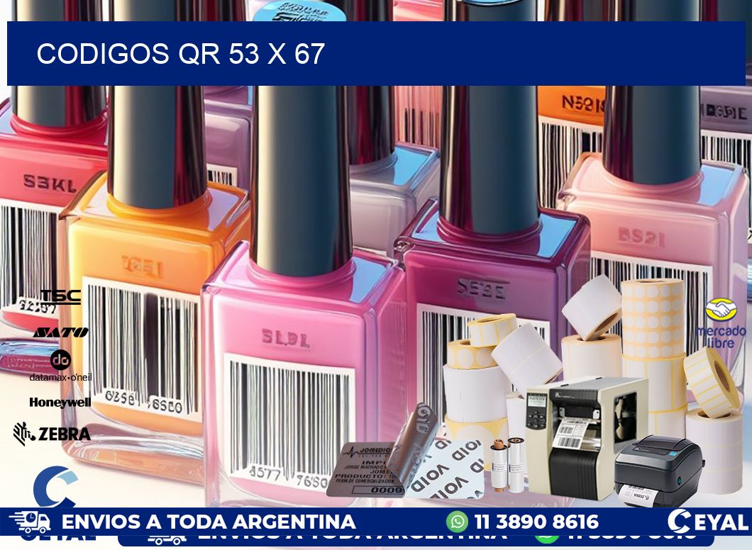 CODIGOS QR 53 x 67
