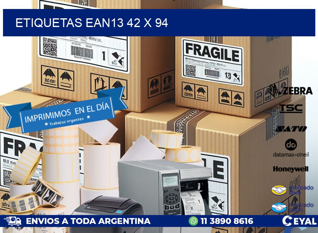 ETIQUETAS EAN13 42 x 94