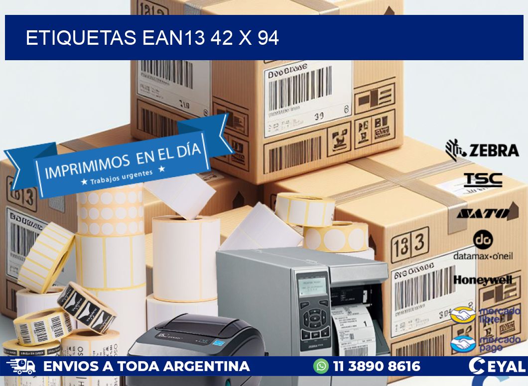 ETIQUETAS EAN13 42 x 94