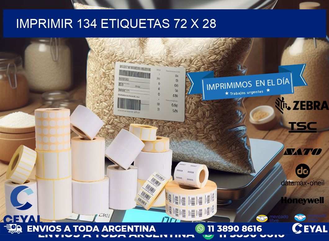 IMPRIMIR 134 ETIQUETAS 72 x 28