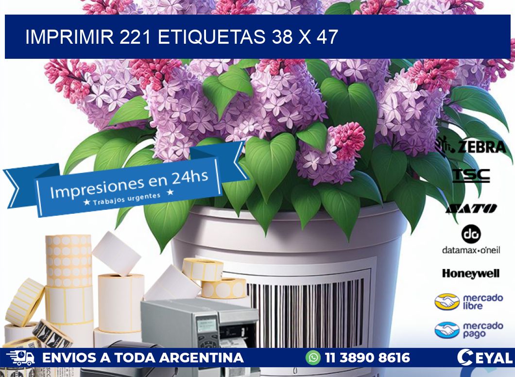 IMPRIMIR 221 ETIQUETAS 38 x 47