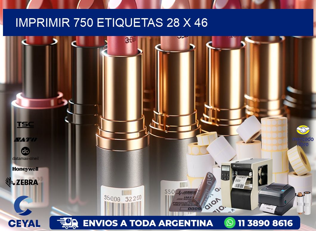 IMPRIMIR 750 ETIQUETAS 28 x 46